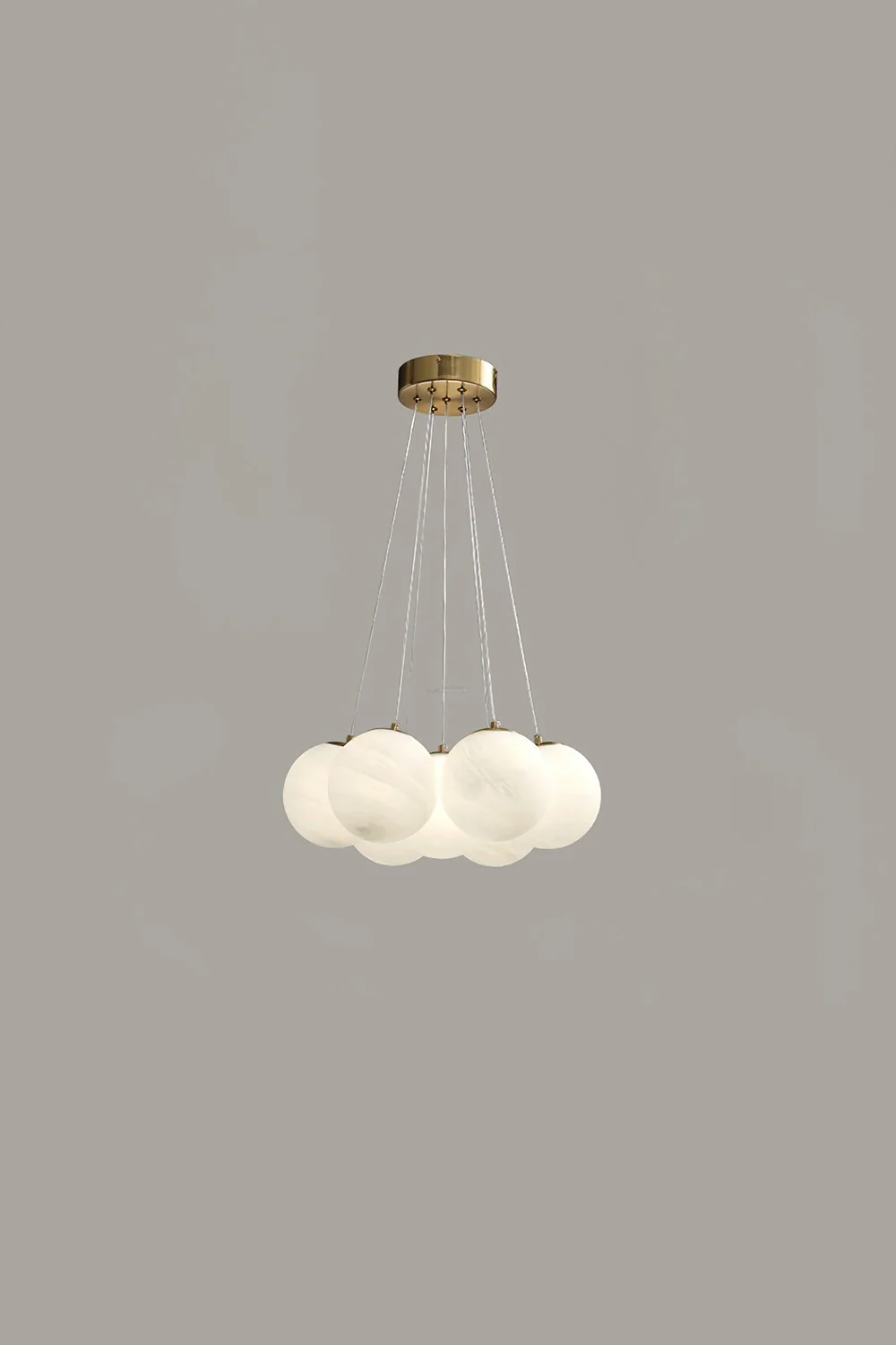 Bubble Glass Cluster Chandelier - Image 11