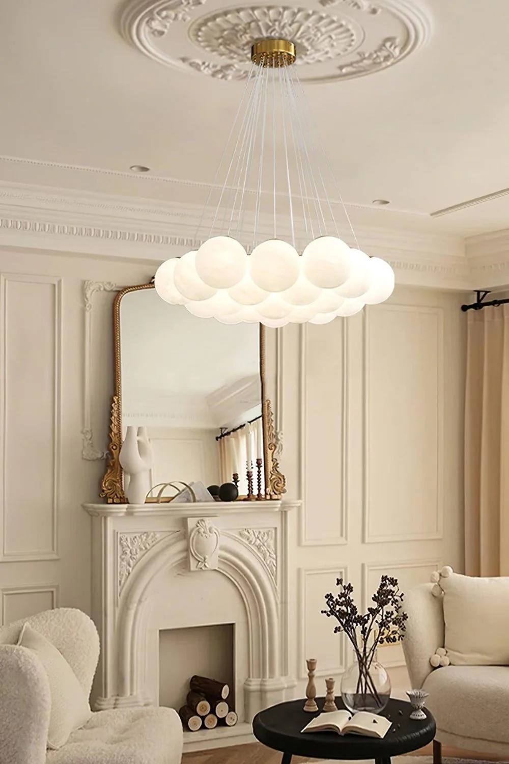 Bubble Glass Cluster Chandelier - Image 2