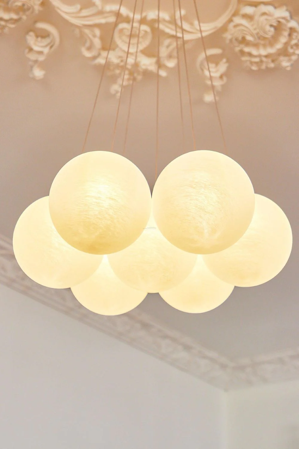 Bubble Glass Cluster Chandelier - Image 8