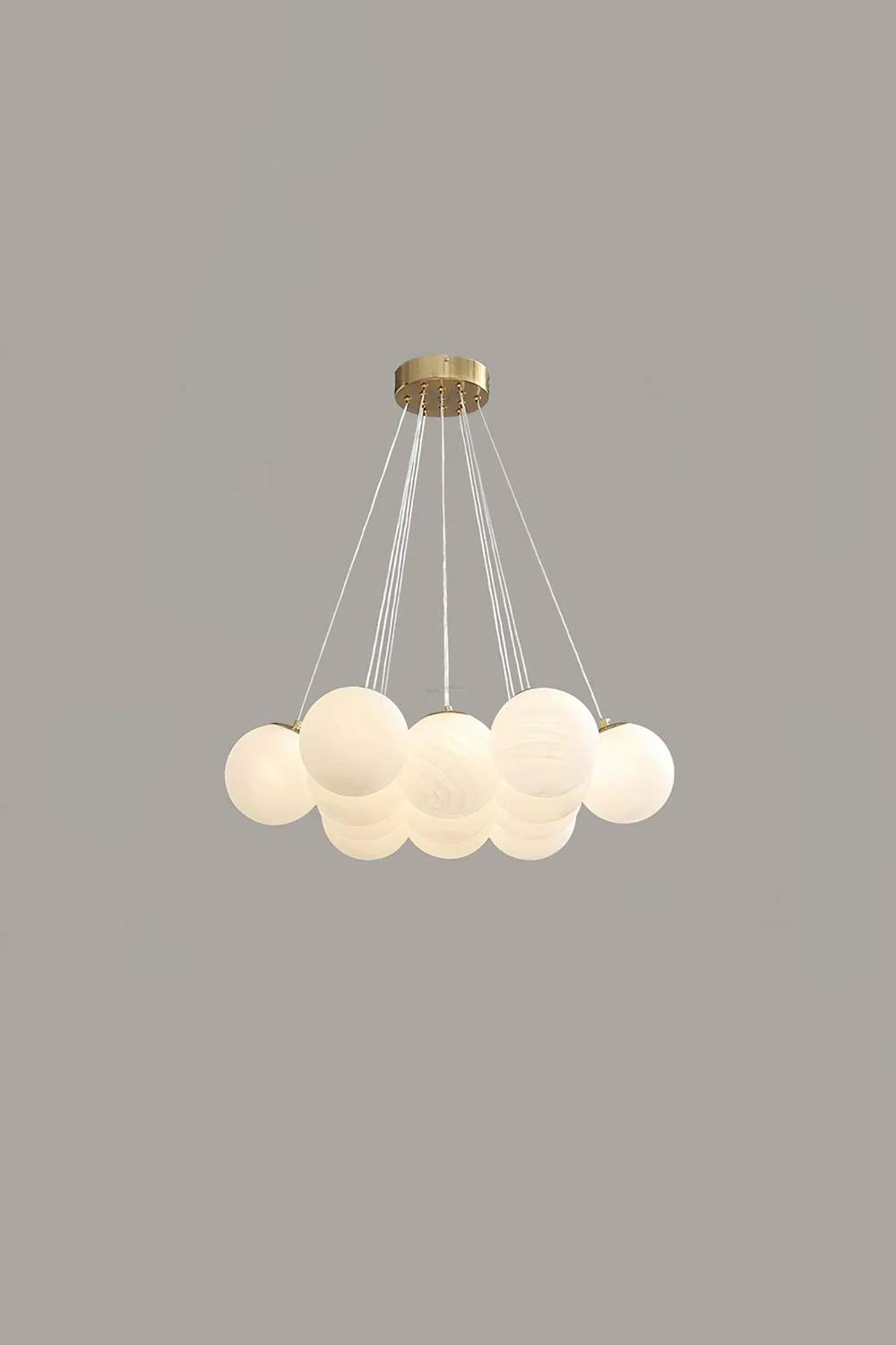 Bubble Glass Cluster Chandelier - Image 9