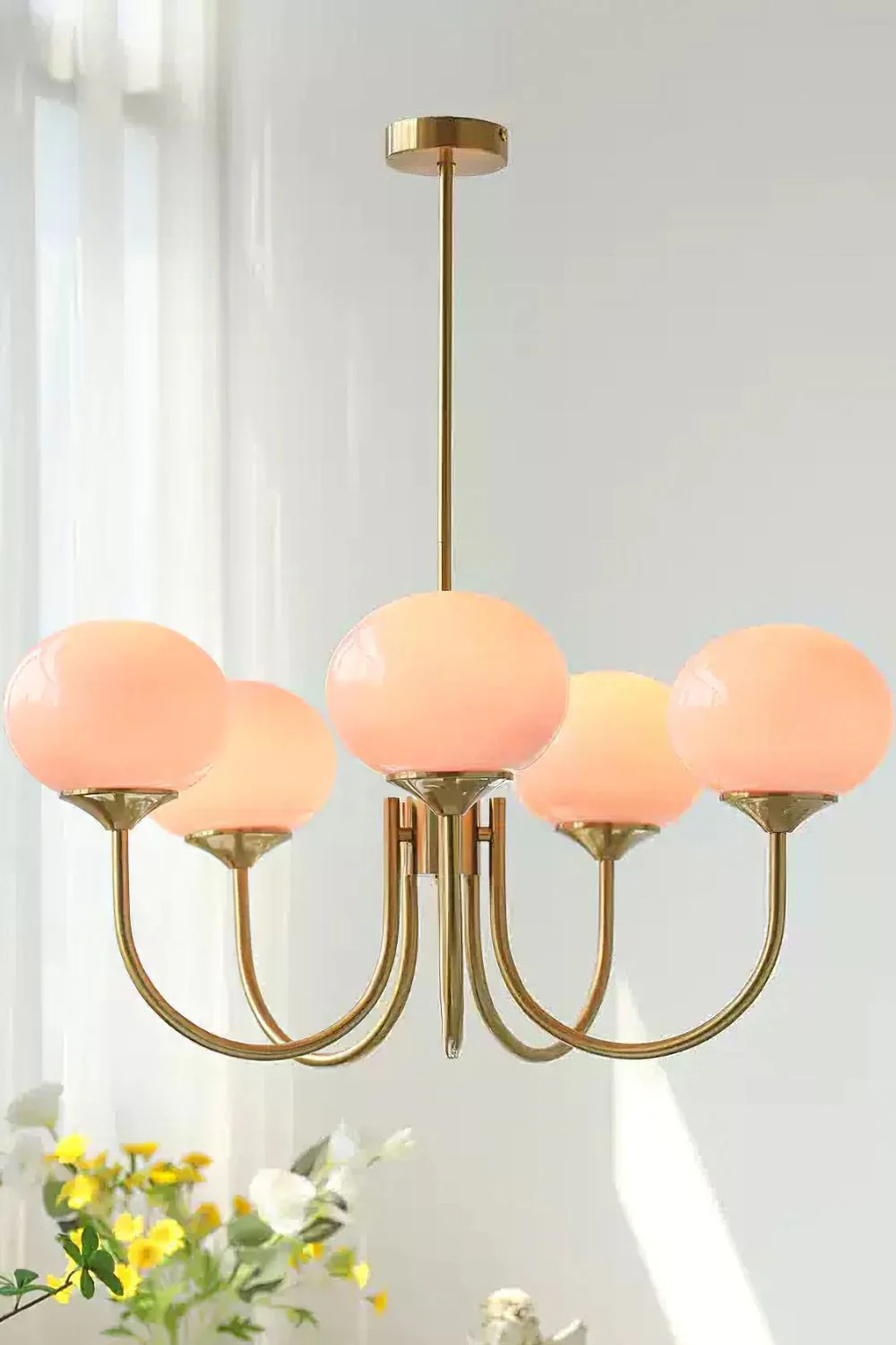 Bubble Glass Marshmallow Chandelier - Image 36
