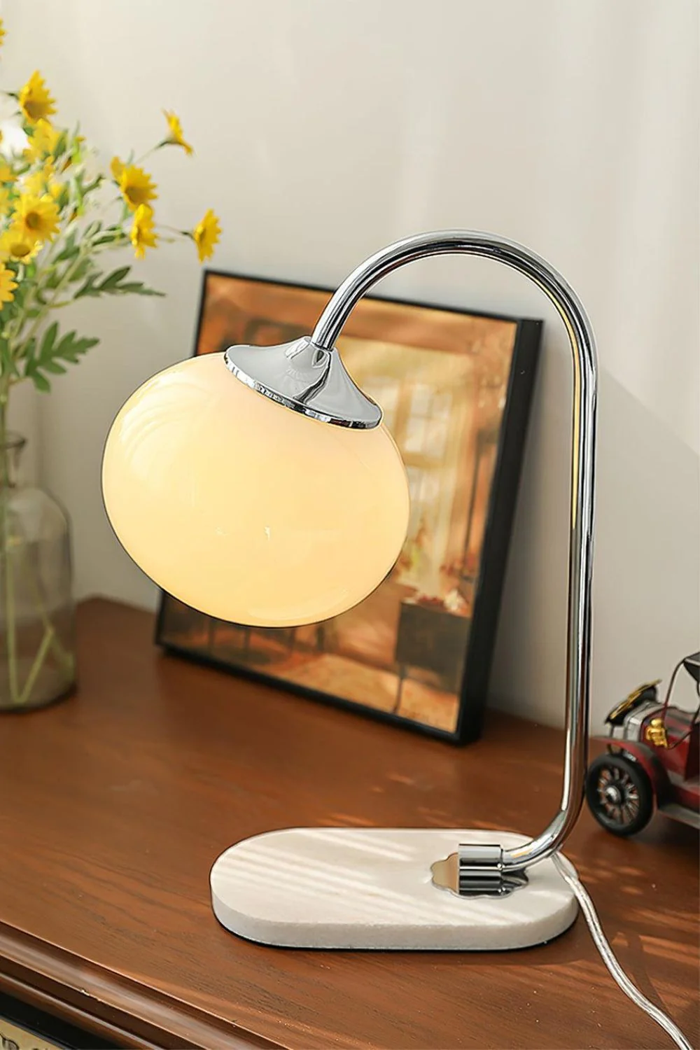 Bubble Glass Marshmallow Table Lamp - Image 16