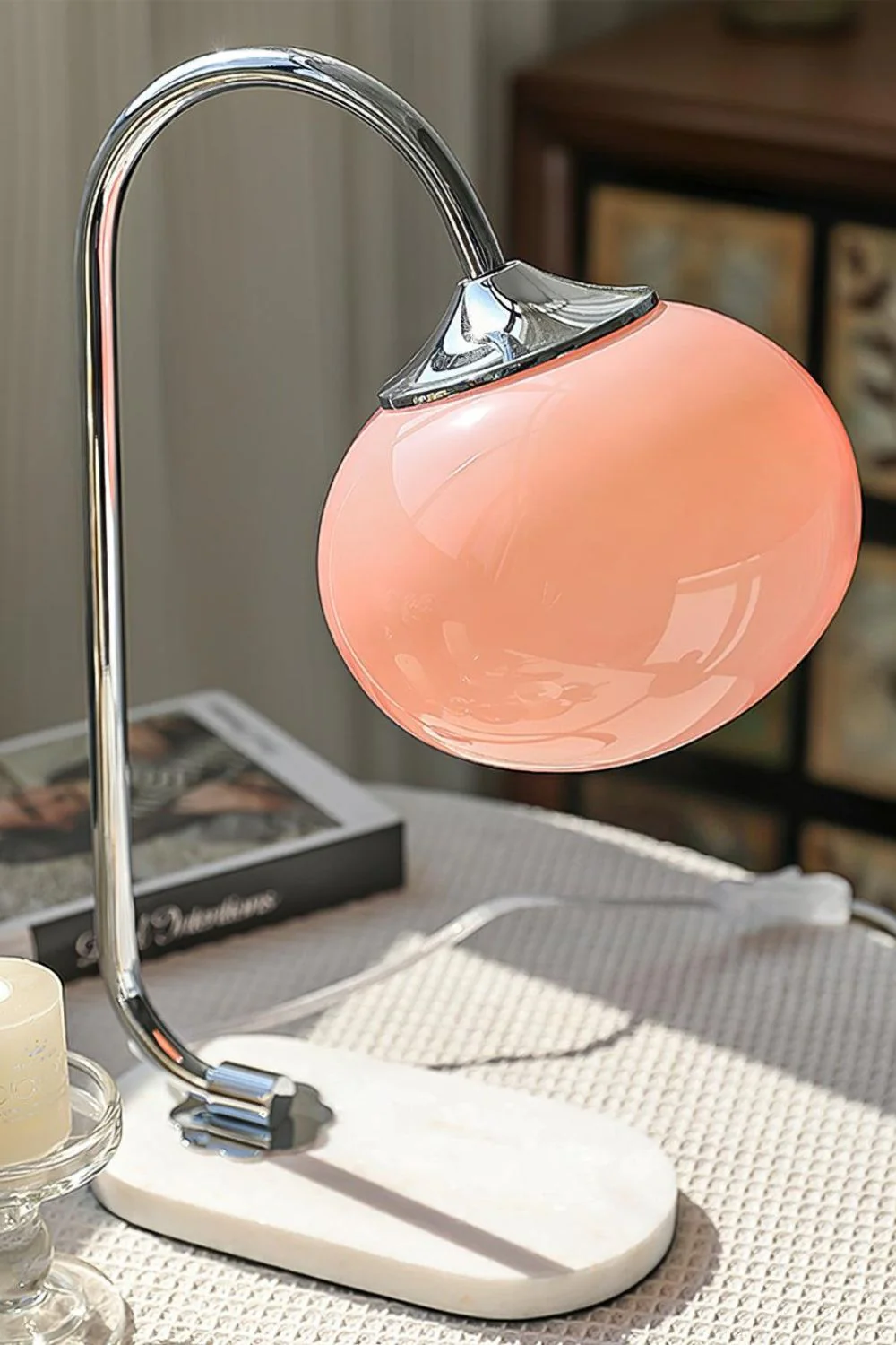 Bubble Glass Marshmallow Table Lamp - Image 7