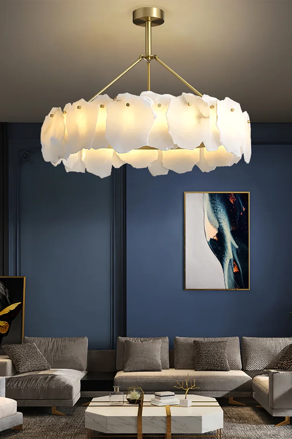 Burton Marble Chandelier - Image 3