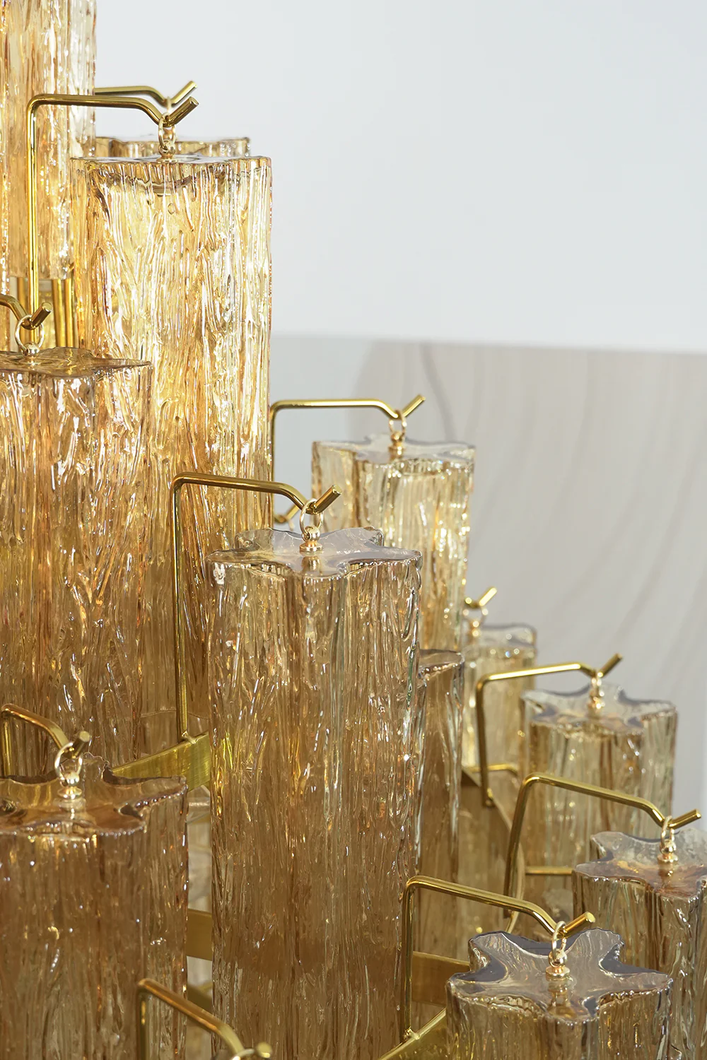 Celestial Glass Cascade Chandelier - Image 10