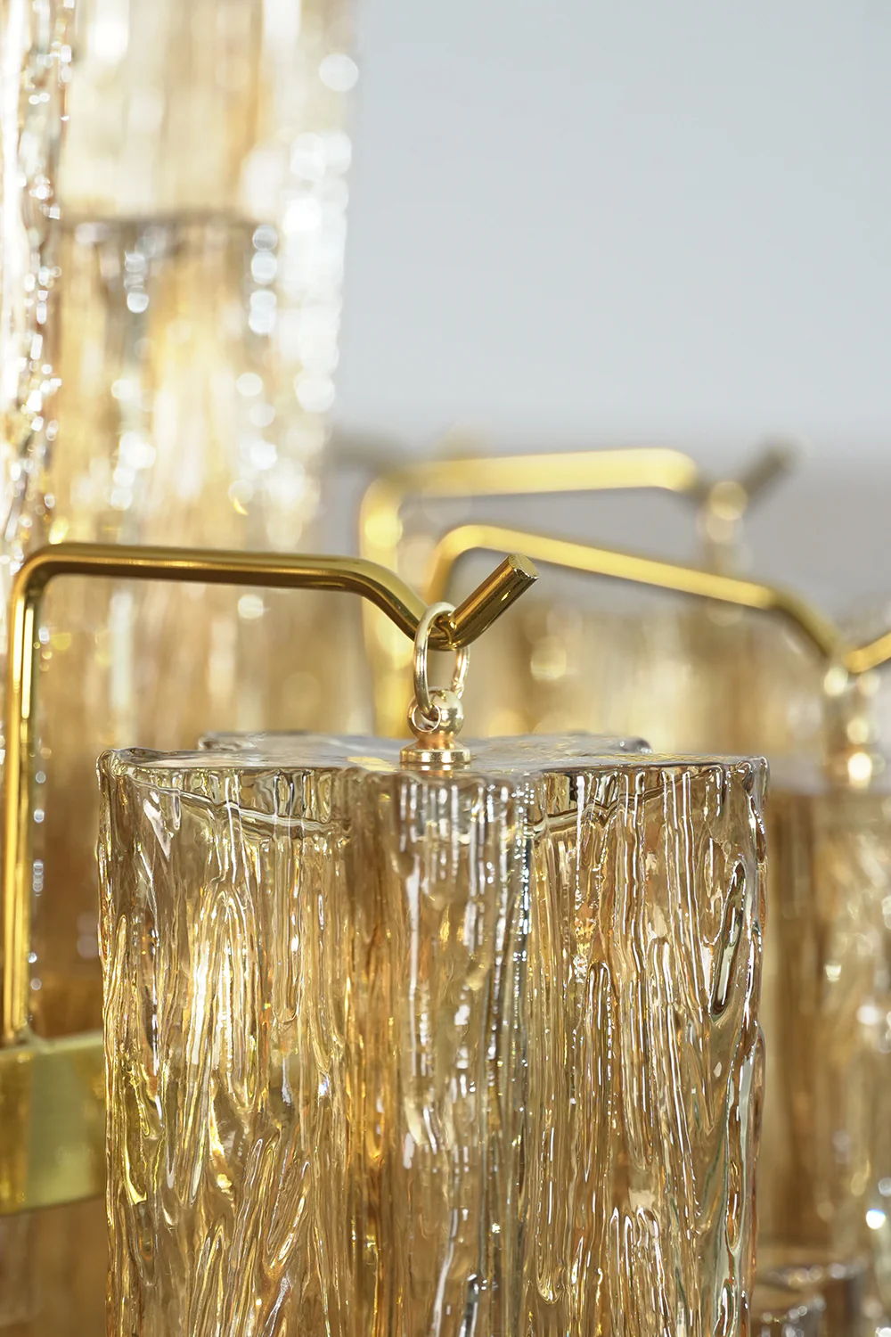 Celestial Glass Cascade Chandelier - Image 8