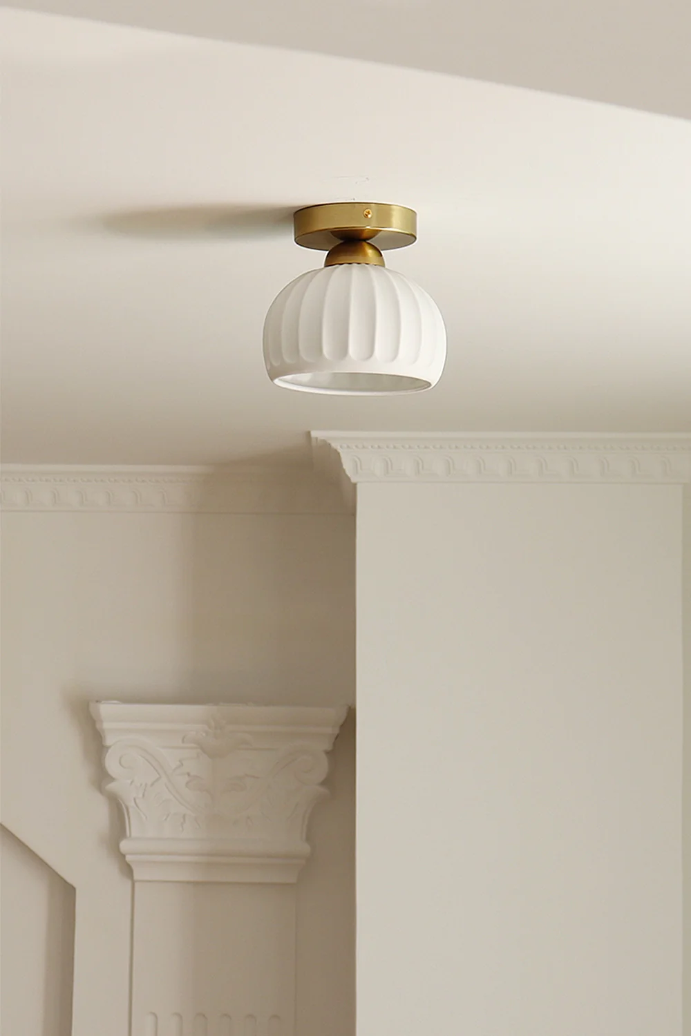 Ceramic Brass Ceiling Light - Image 10