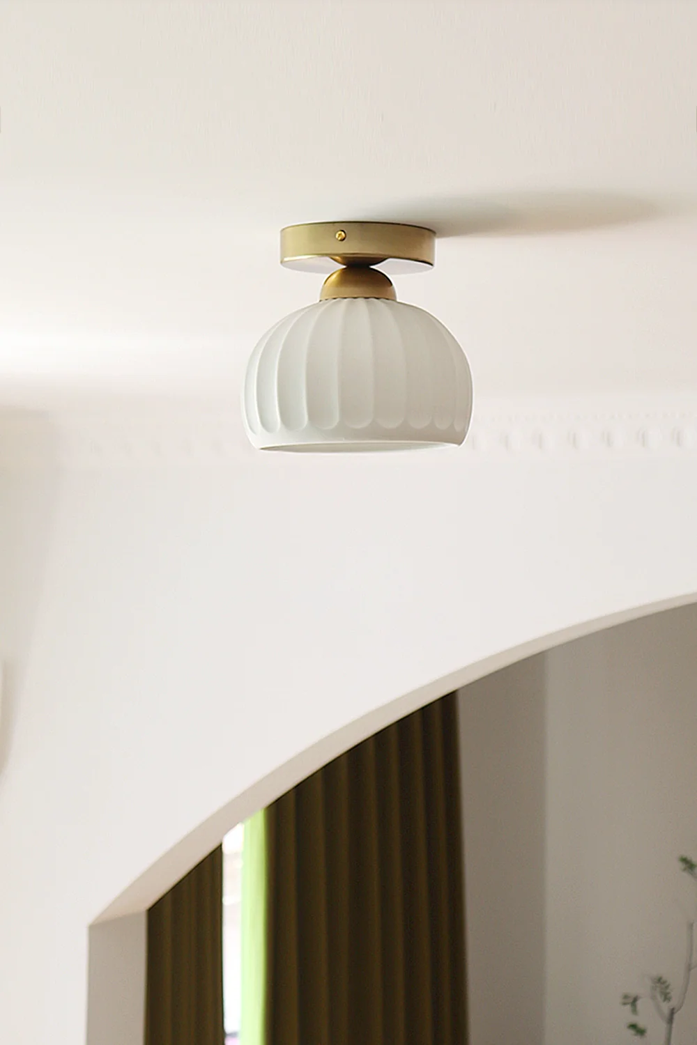 Ceramic Brass Ceiling Light - Image 11