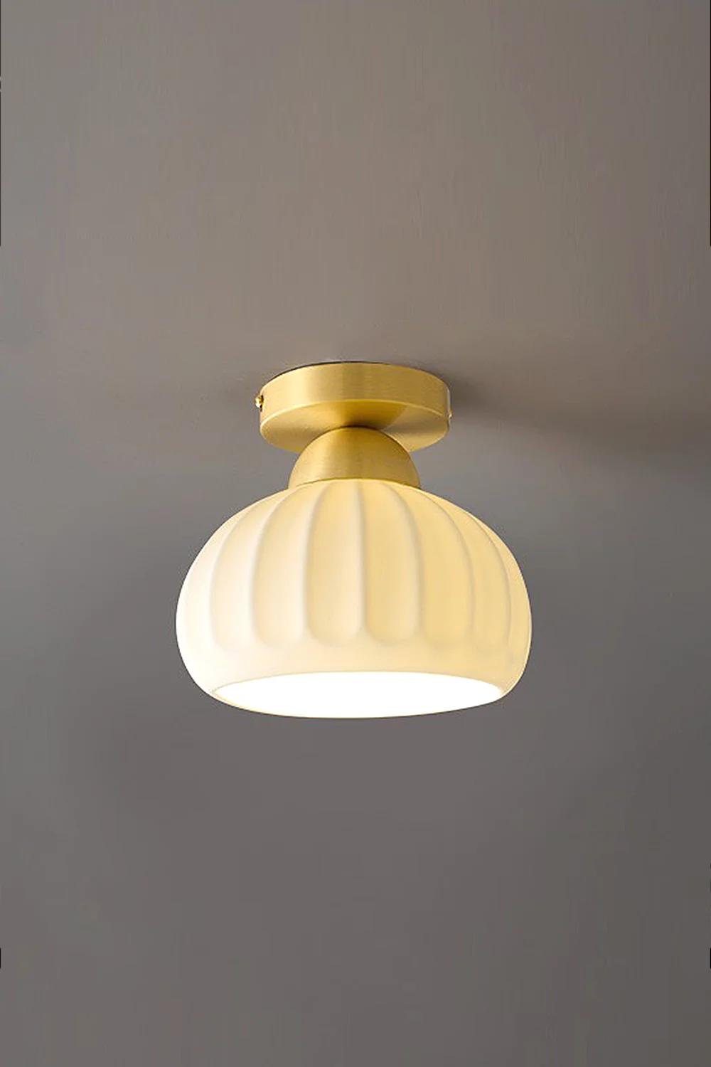 Ceramic Brass Ceiling Light - Image 8