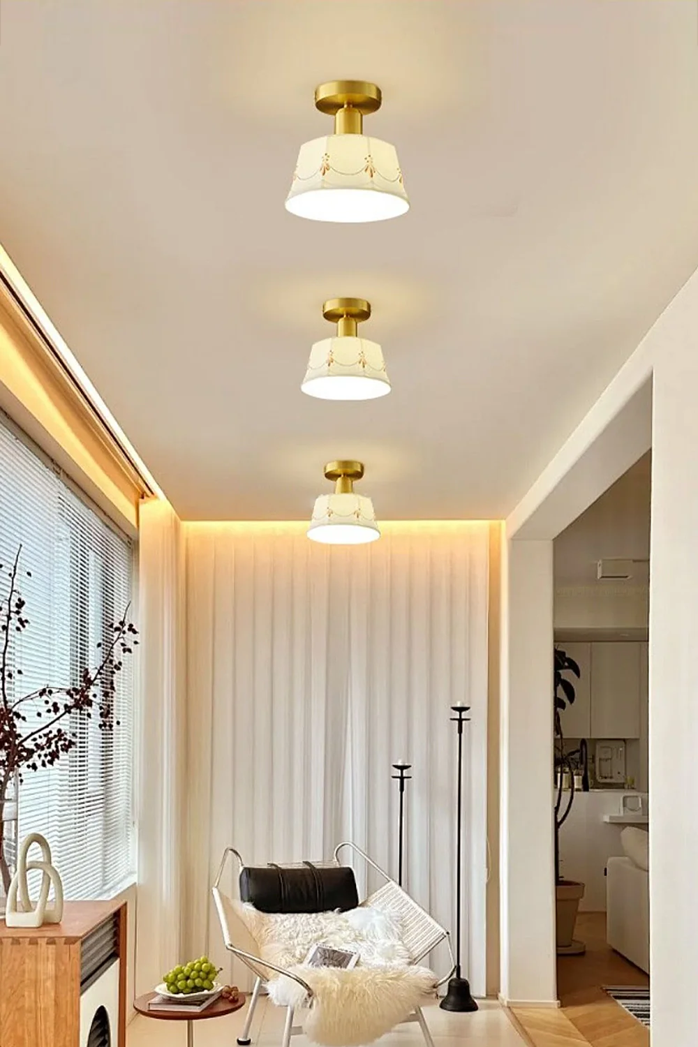 Ceramic Printed Ceiling Light - Image 5
