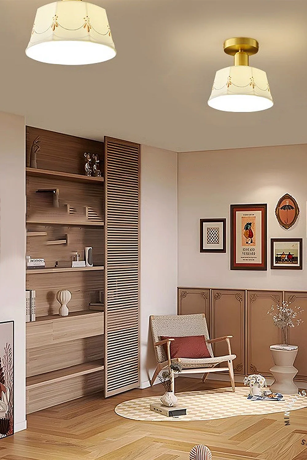 Ceramic Printed Ceiling Light - Image 6