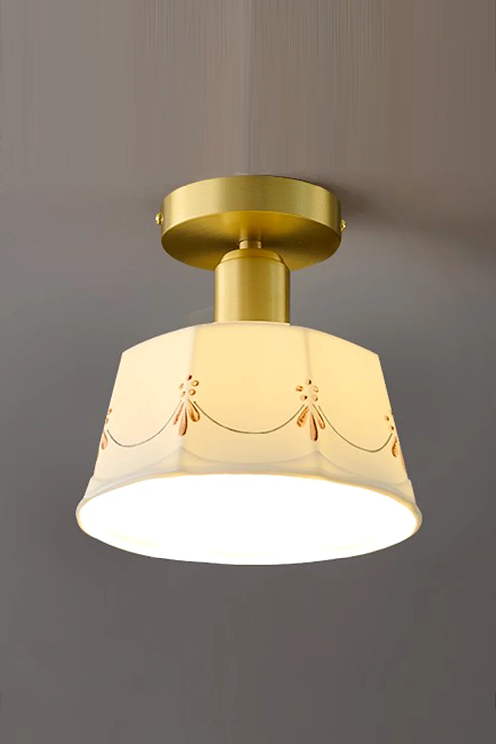 Ceramic Printed Ceiling Light - Image 7