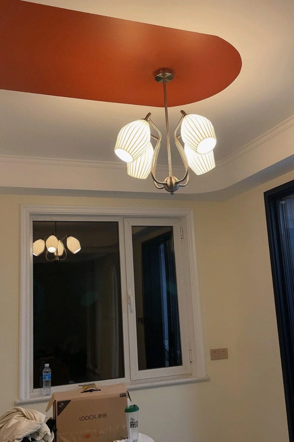Ceramic Ribbed Chandelier - Image 13