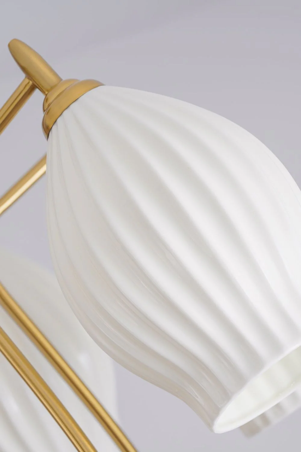 Ceramic Ribbed Chandelier - Image 26