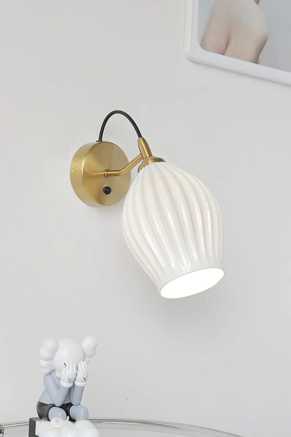 Ceramic Ribbed Wall light - Image 14