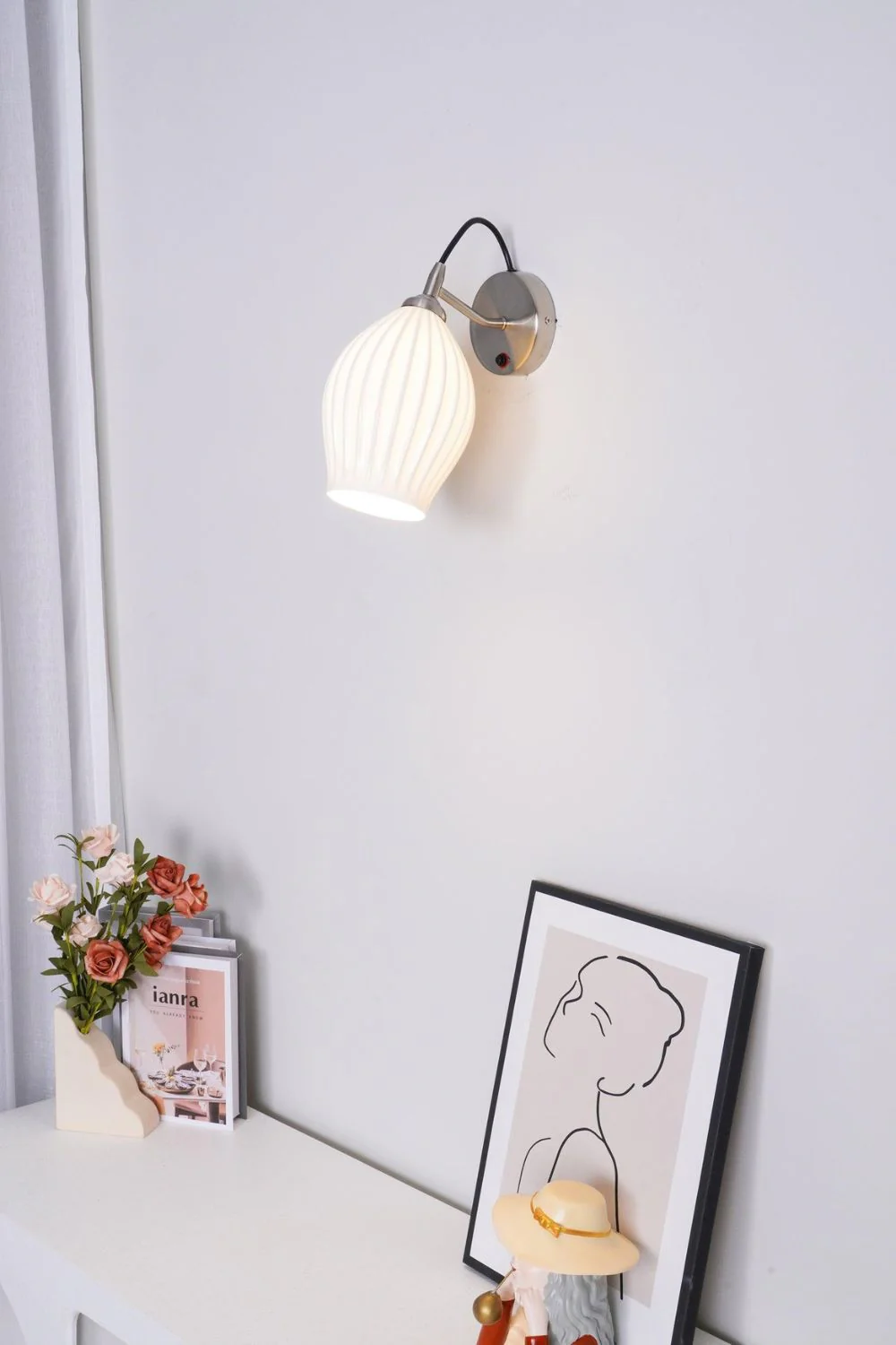 Ceramic Ribbed Wall light - Image 23