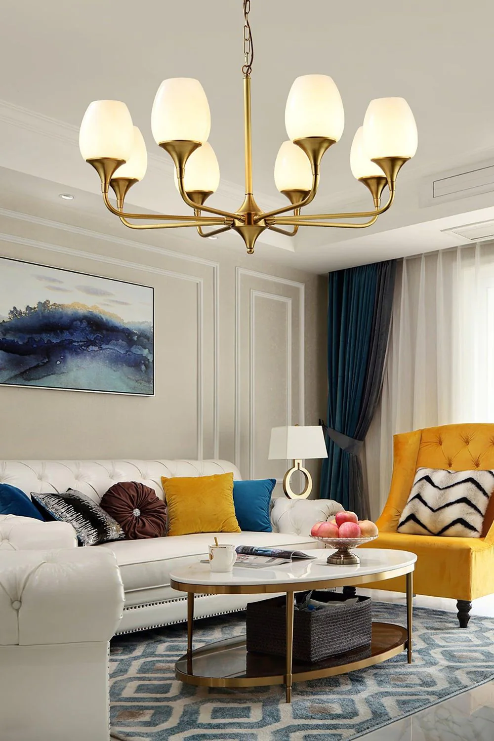 Brass Charlie Chandelier - Image 2