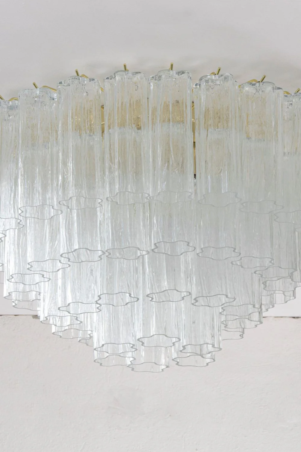 Clear Art Glass Tronchi Ceiling Light - Image 4
