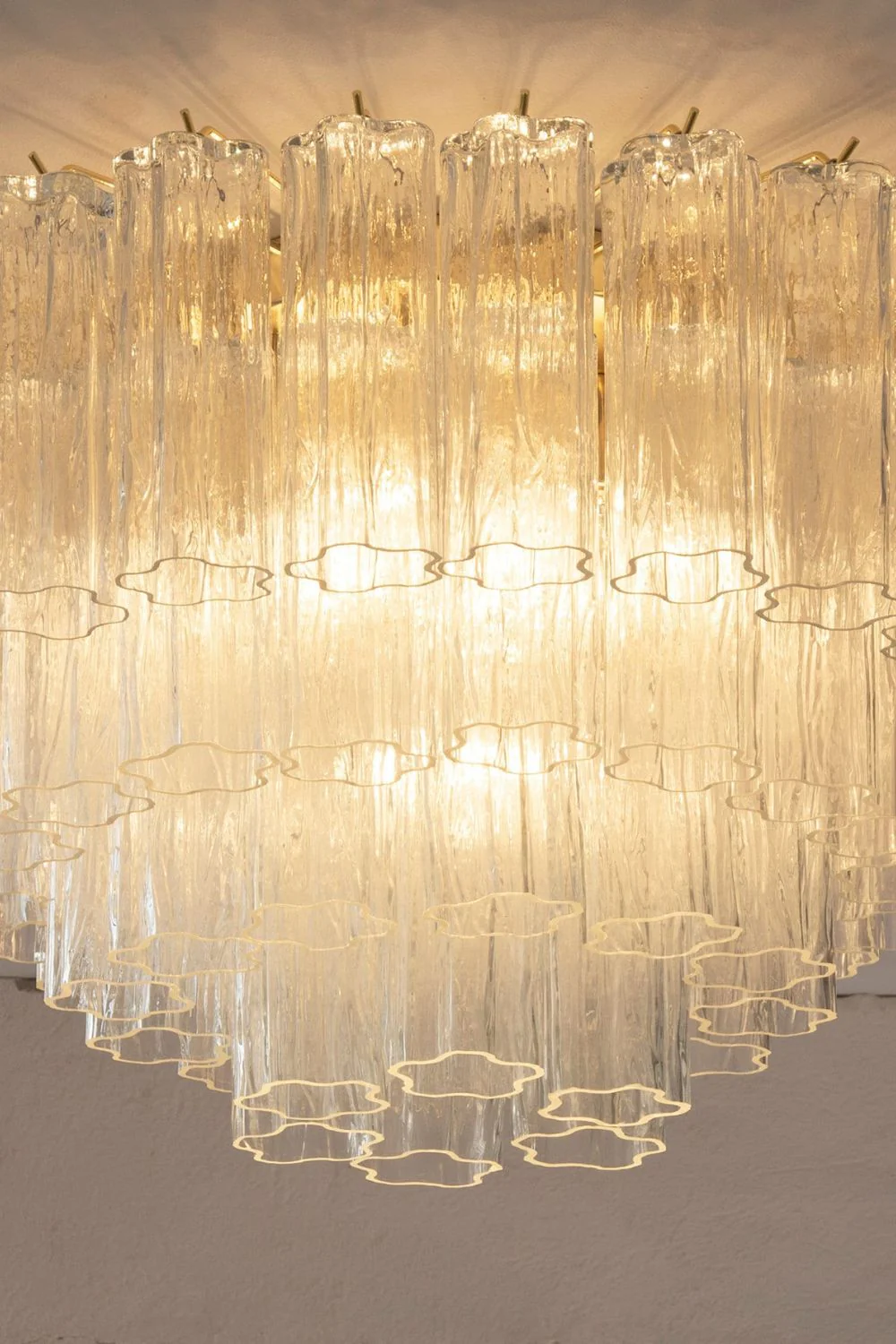 Clear Art Glass Tronchi Ceiling Light - Image 5