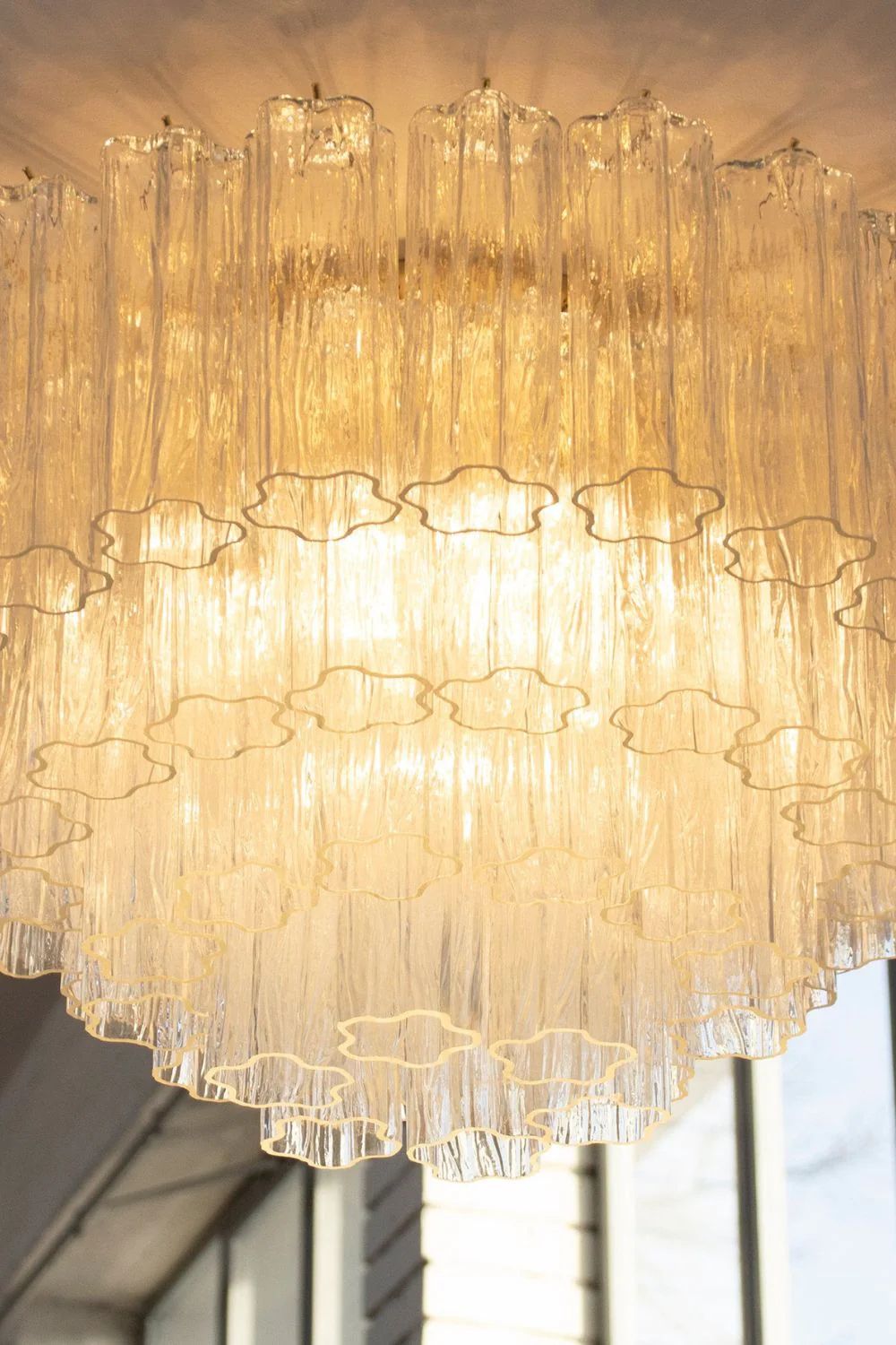 Clear Art Glass Tronchi Ceiling Light - Image 7
