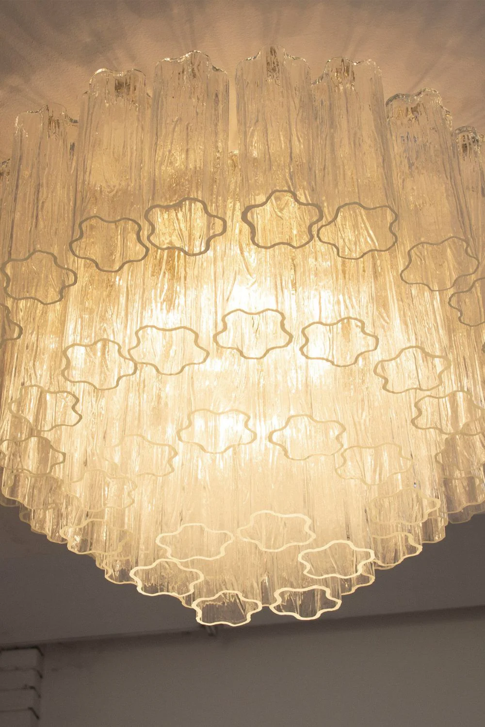 Clear Art Glass Tronchi Ceiling Light - Image 9