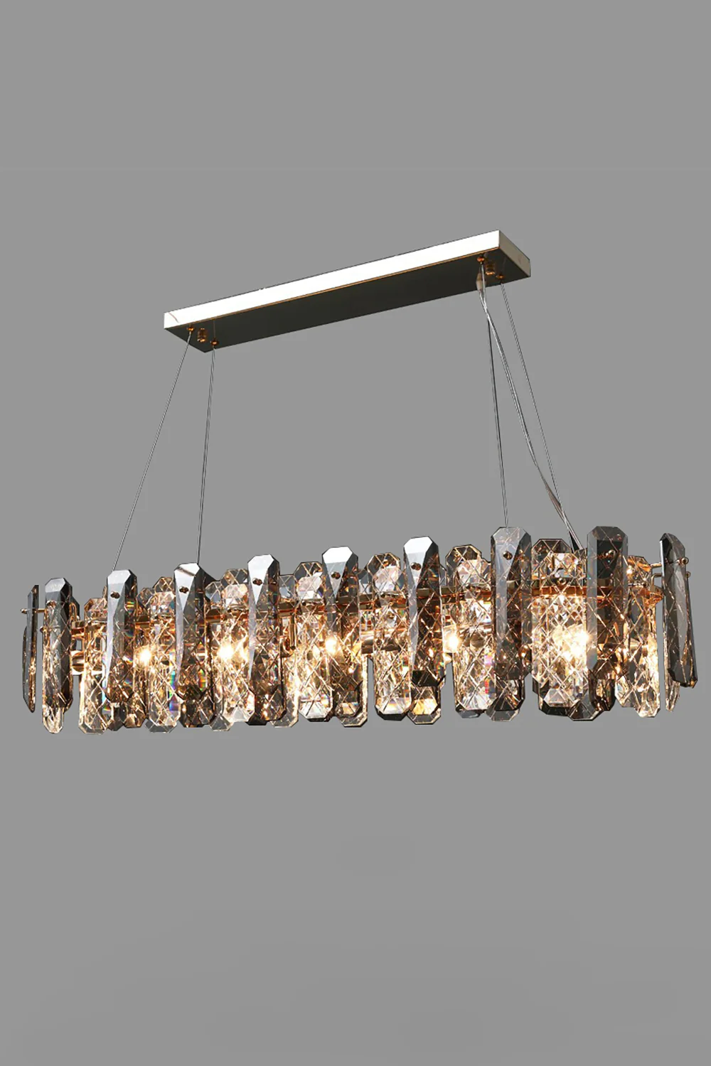 Clear Crystal Drum Chandelier - Image 23
