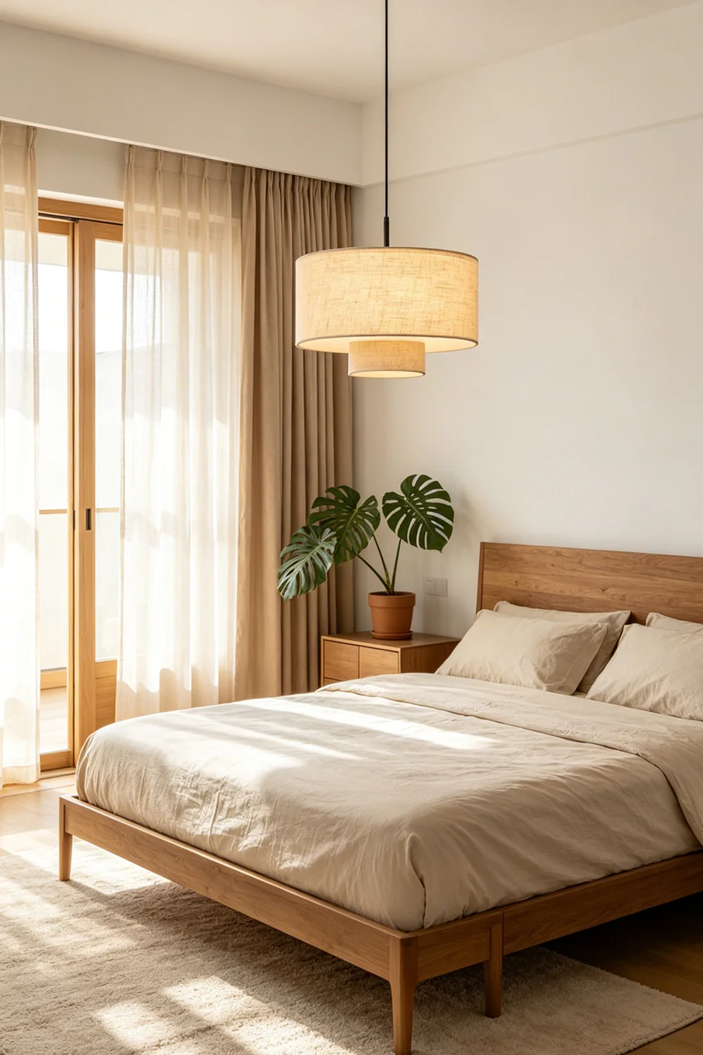 Concentric Veil Fabric Pendant Light - Image 2