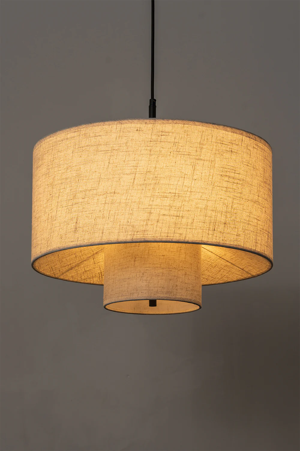 Concentric Veil Fabric Pendant Light - Image 9