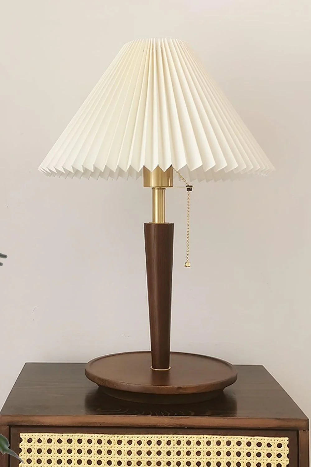 Cone Pleated Fabric Table Lamp - Image 18