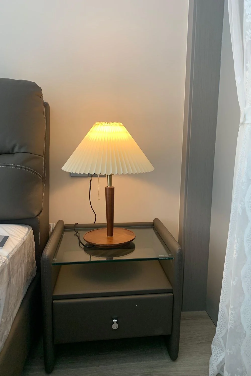 Cone Pleated Fabric Table Lamp - Image 23