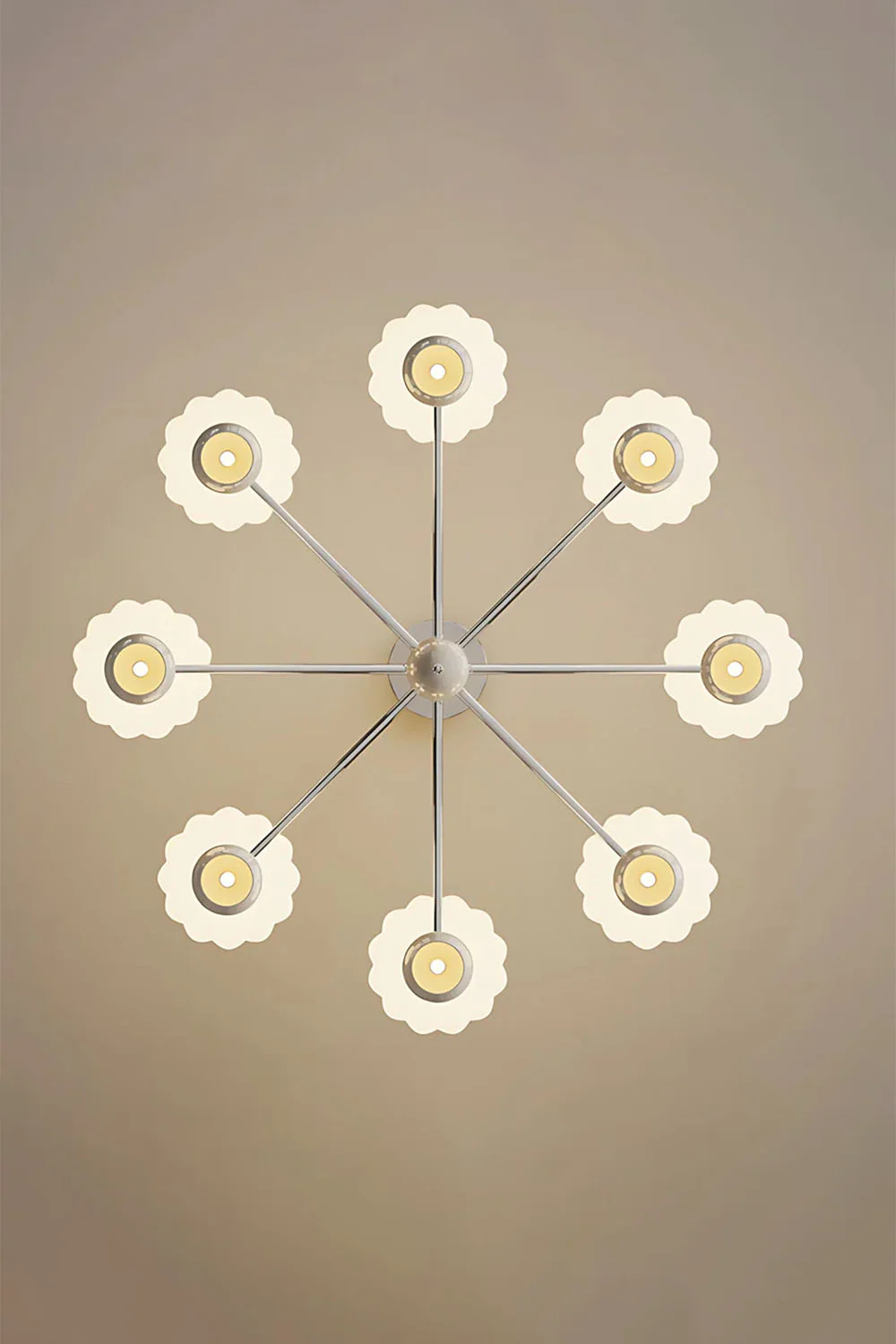 Cream Pumpkin Chandelier - Image 10