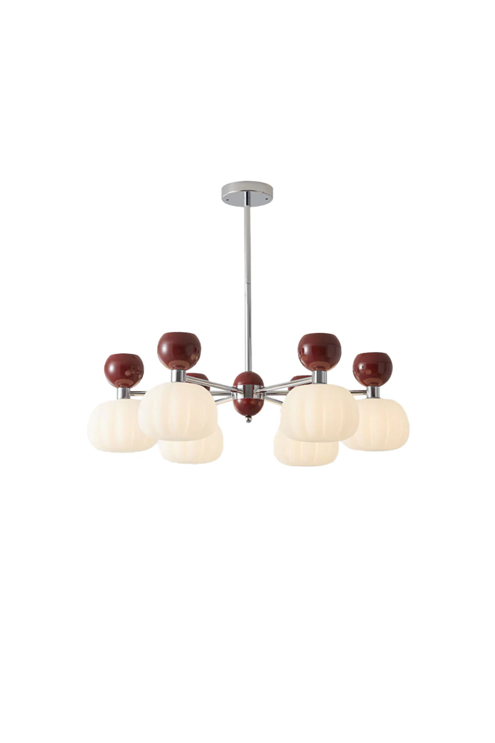 Cream Pumpkin Chandelier - Image 19