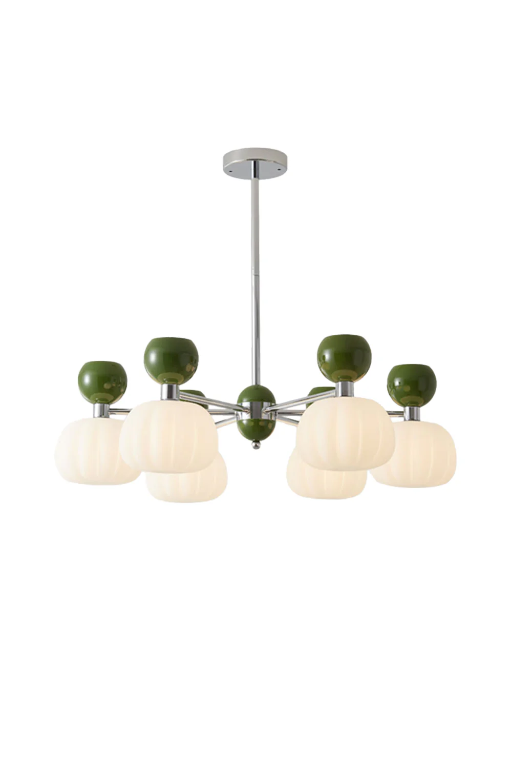 Cream Pumpkin Chandelier - Image 20