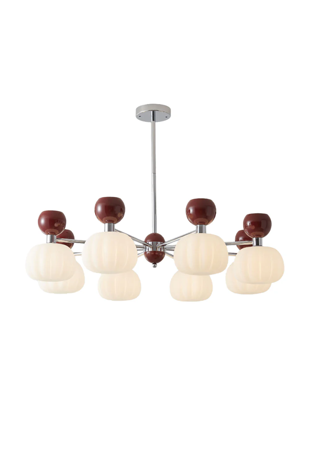 Cream Pumpkin Chandelier - Image 22
