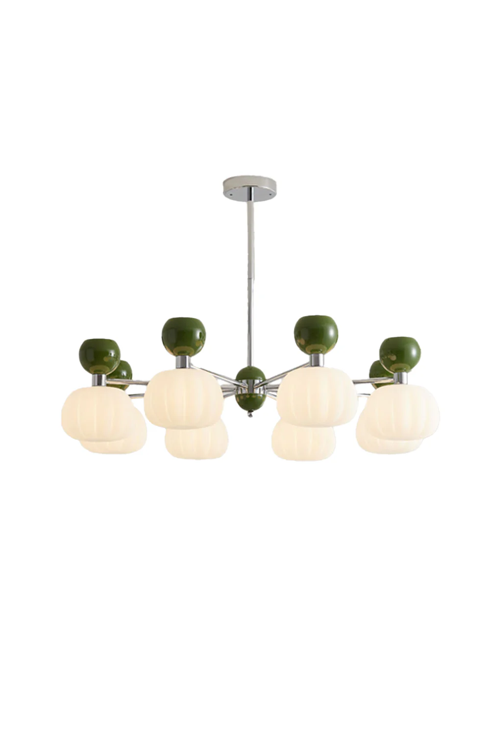Cream Pumpkin Chandelier - Image 23