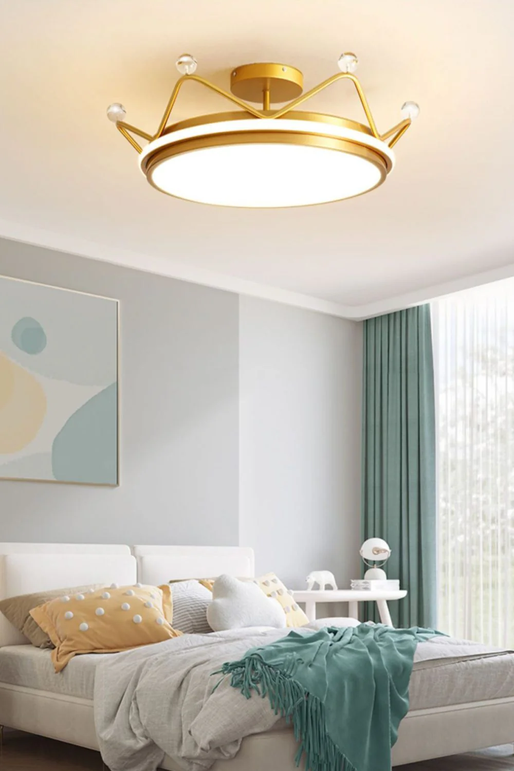 Round Crown Princess Ceiling Lamp - Image 2