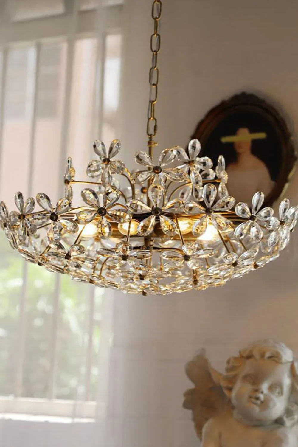 Crystal Flower Chandelier - Image 18