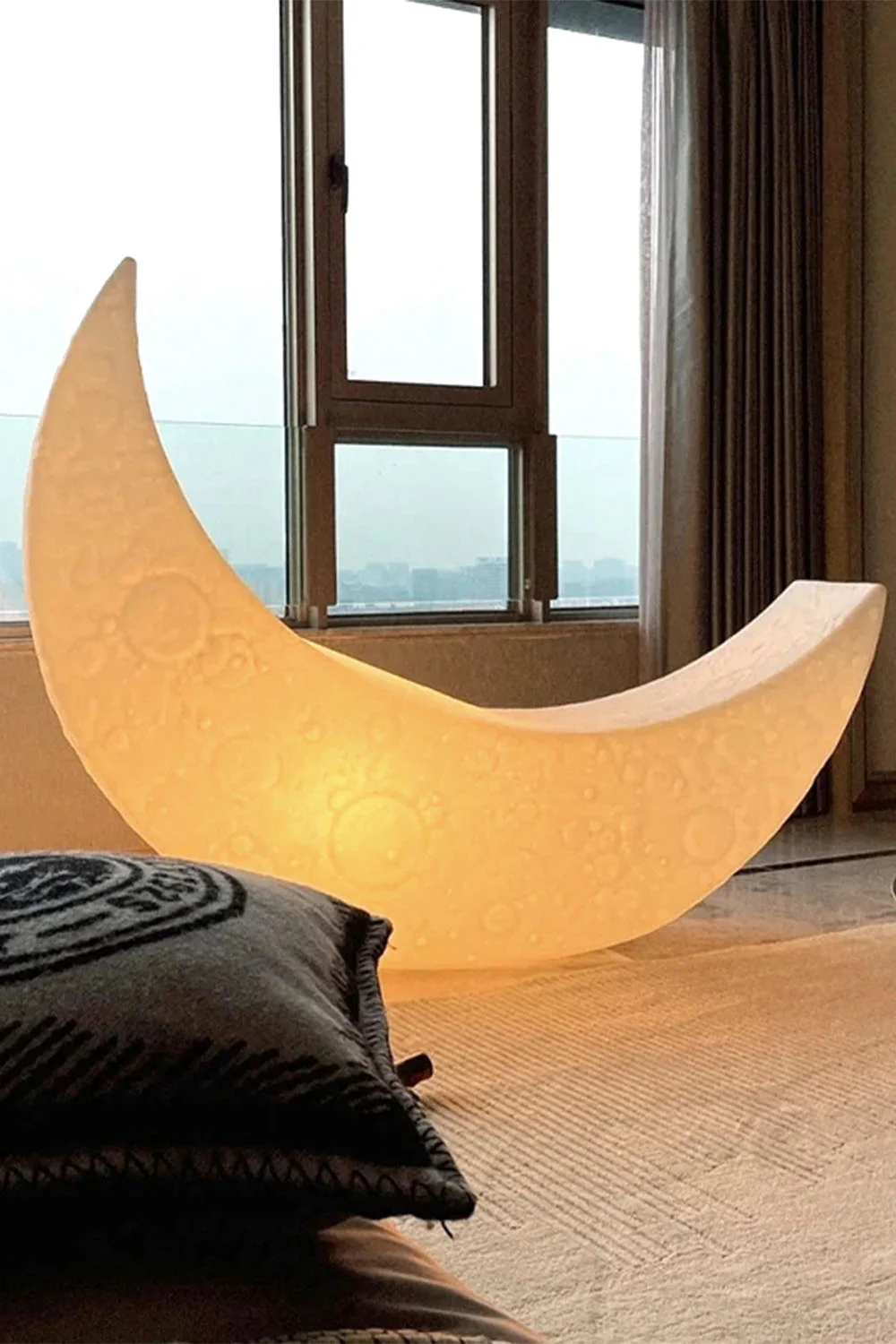 Curved Moon Floor Lamp - Image 5