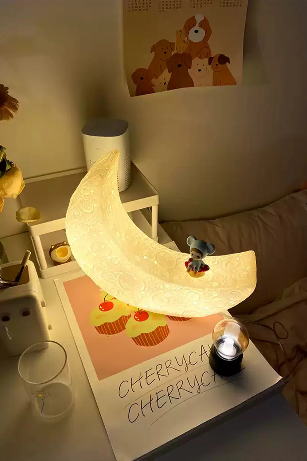 Curved Moon Floor Lamp - Image 9