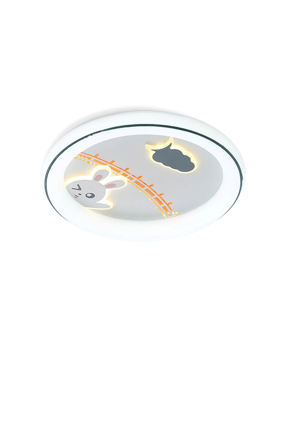 Cute Cartoon White Ceiling Lamp