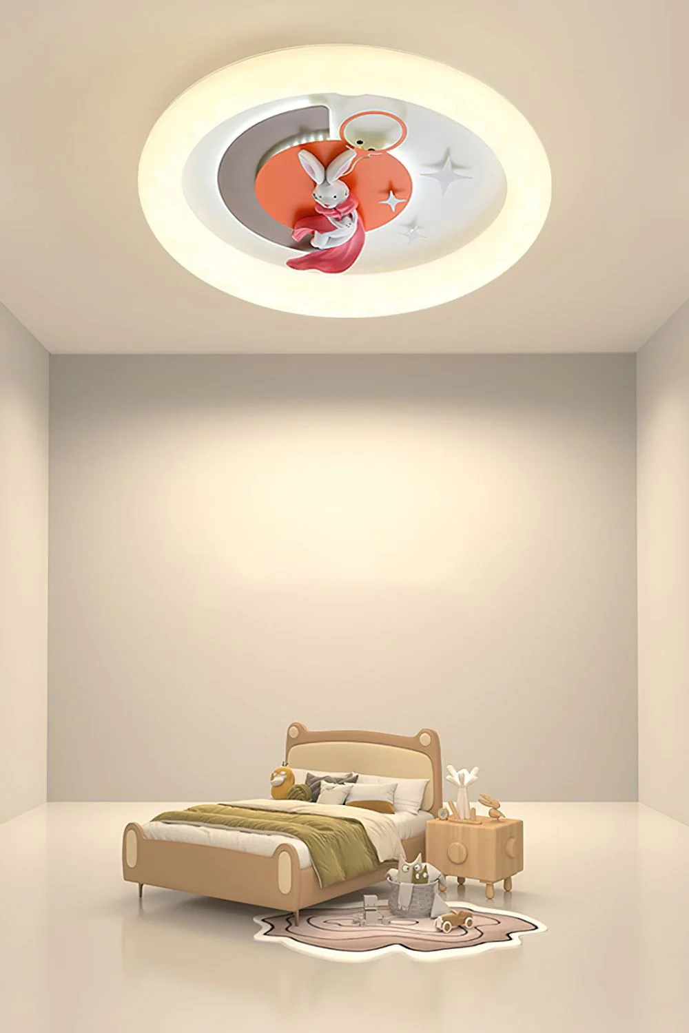 Cute Cartoon White Ceiling Lamp - Image 12