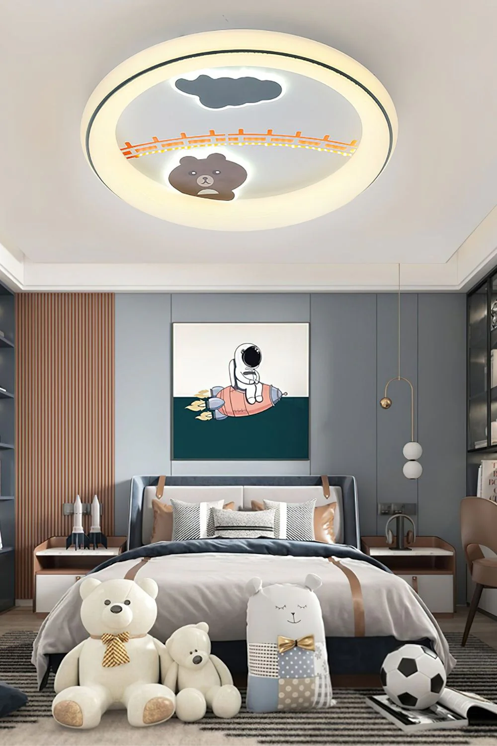 Cute Cartoon White Ceiling Lamp - Image 15