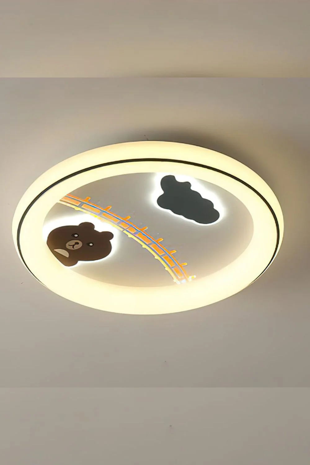 Cute Cartoon White Ceiling Lamp - Image 19