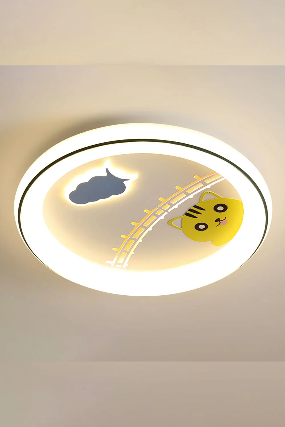 Cute Cartoon White Ceiling Lamp - Image 20
