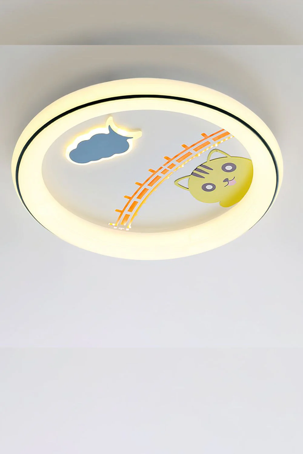 Cute Cartoon White Ceiling Lamp - Image 22