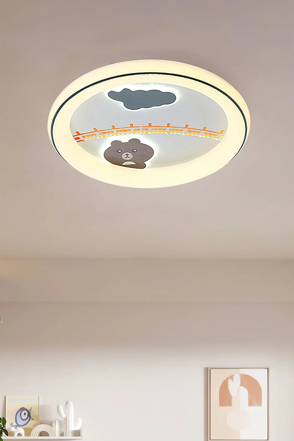 Cute Cartoon White Ceiling Lamp - Image 7