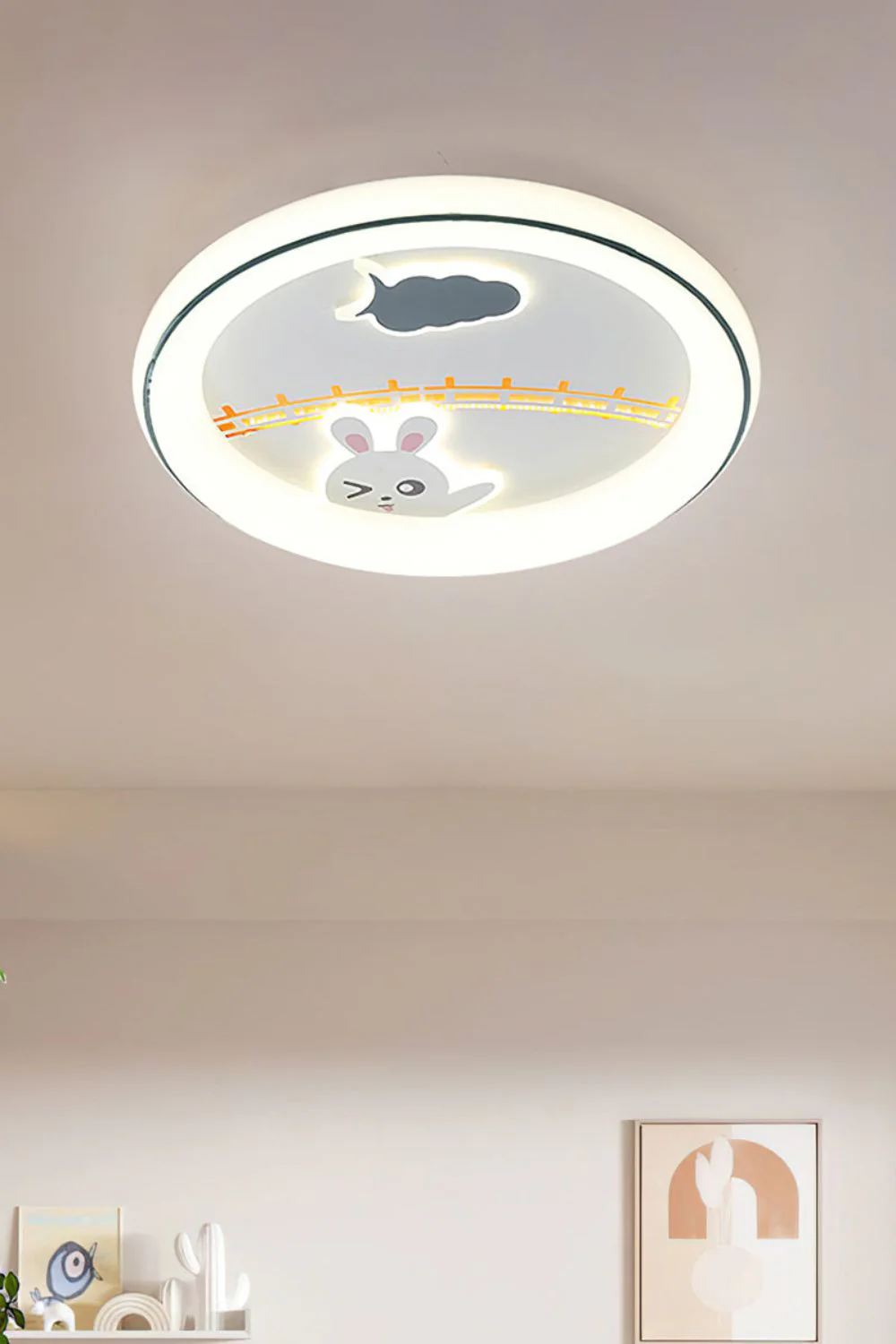 Cute Cartoon White Ceiling Lamp - Image 8