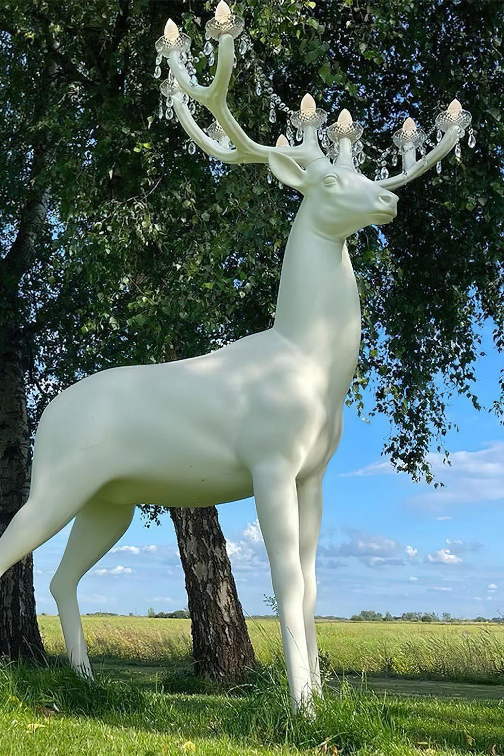 Deer Sculpture Floor Lamp - Image 5