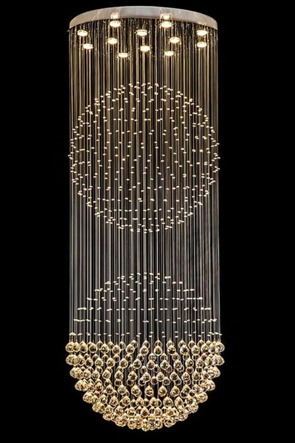 Double Ball Crystal Chandelier - Image 15
