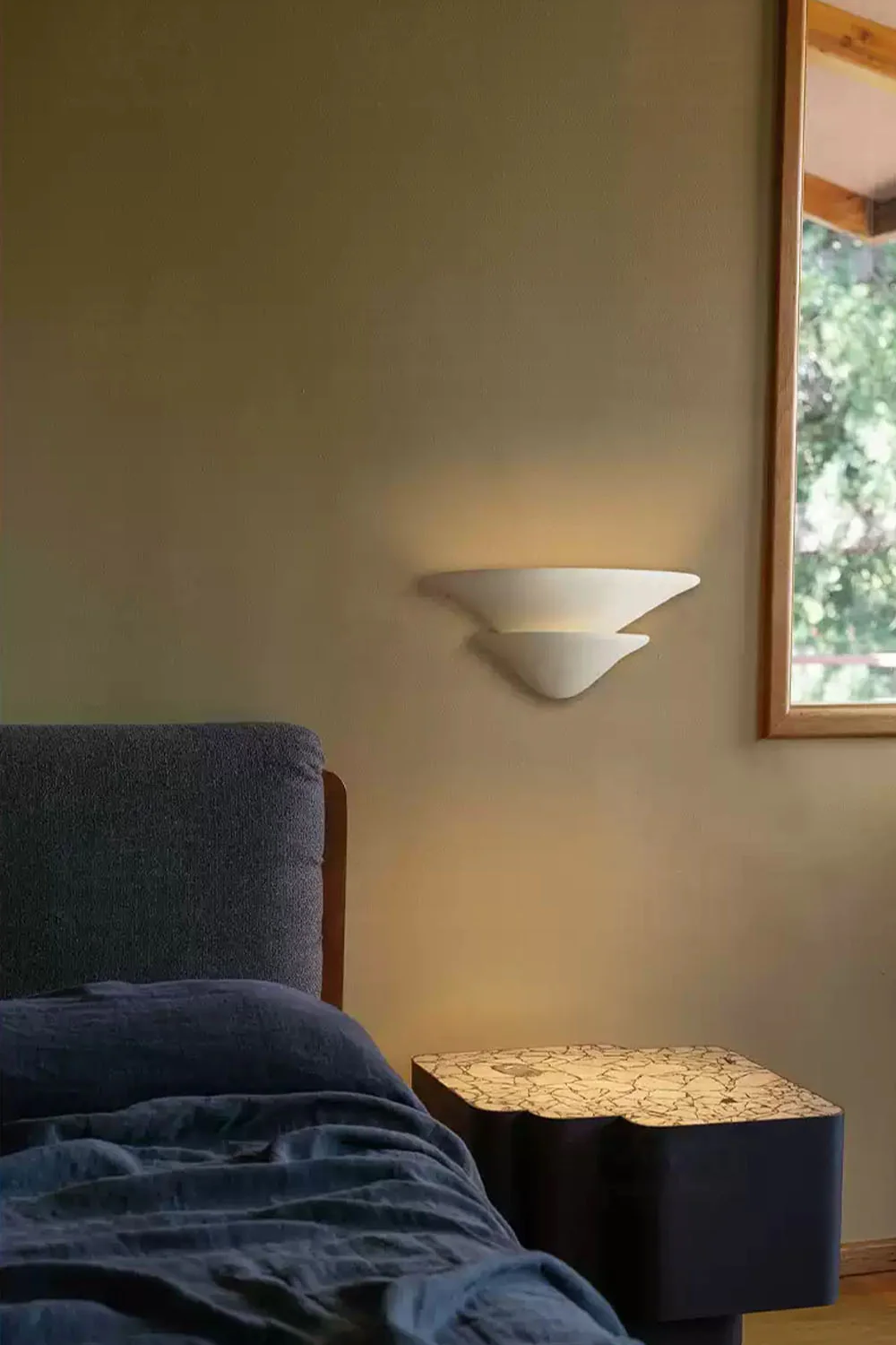 Double-layer Inverted Plaster Wall Lamp - Image 18